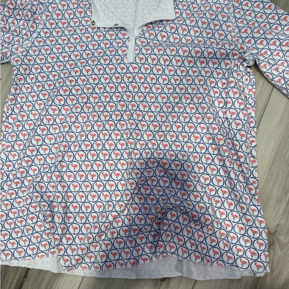 Roller Rabbit Flamingo long sleeve shirt